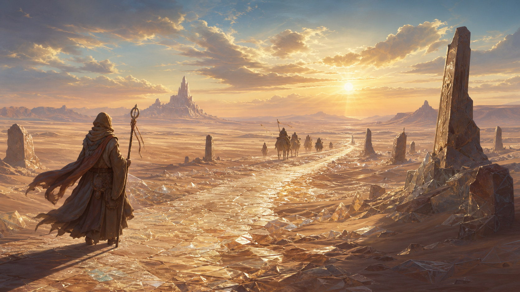 Desert Glass Road mood artwork