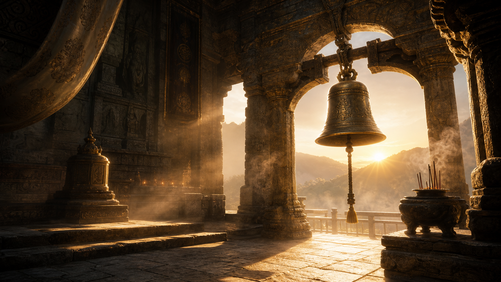 First Bell in Stone mood artwork