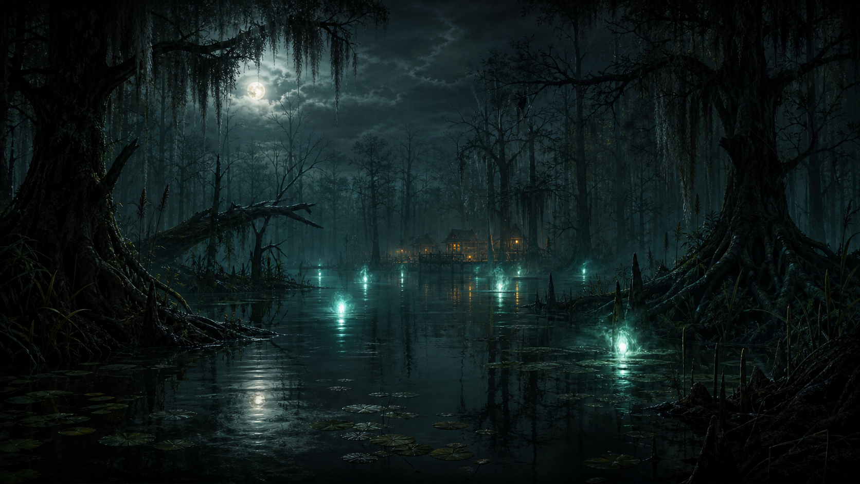 Lights Over Blackwater mood artwork
