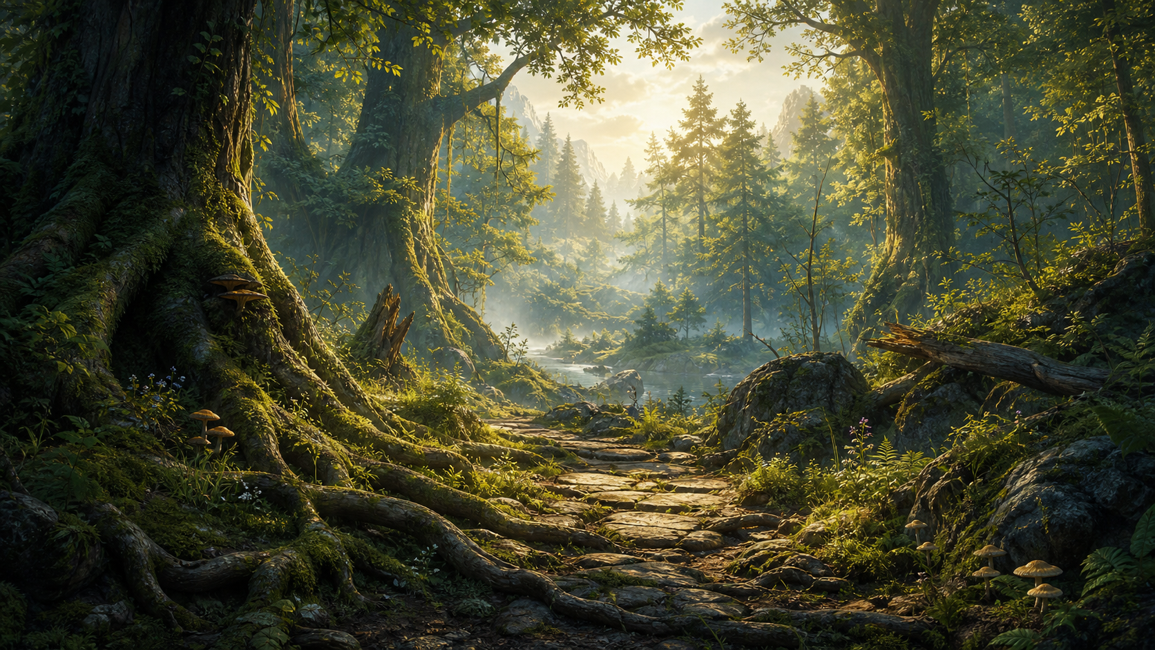 Roots Beneath the Road mood artwork