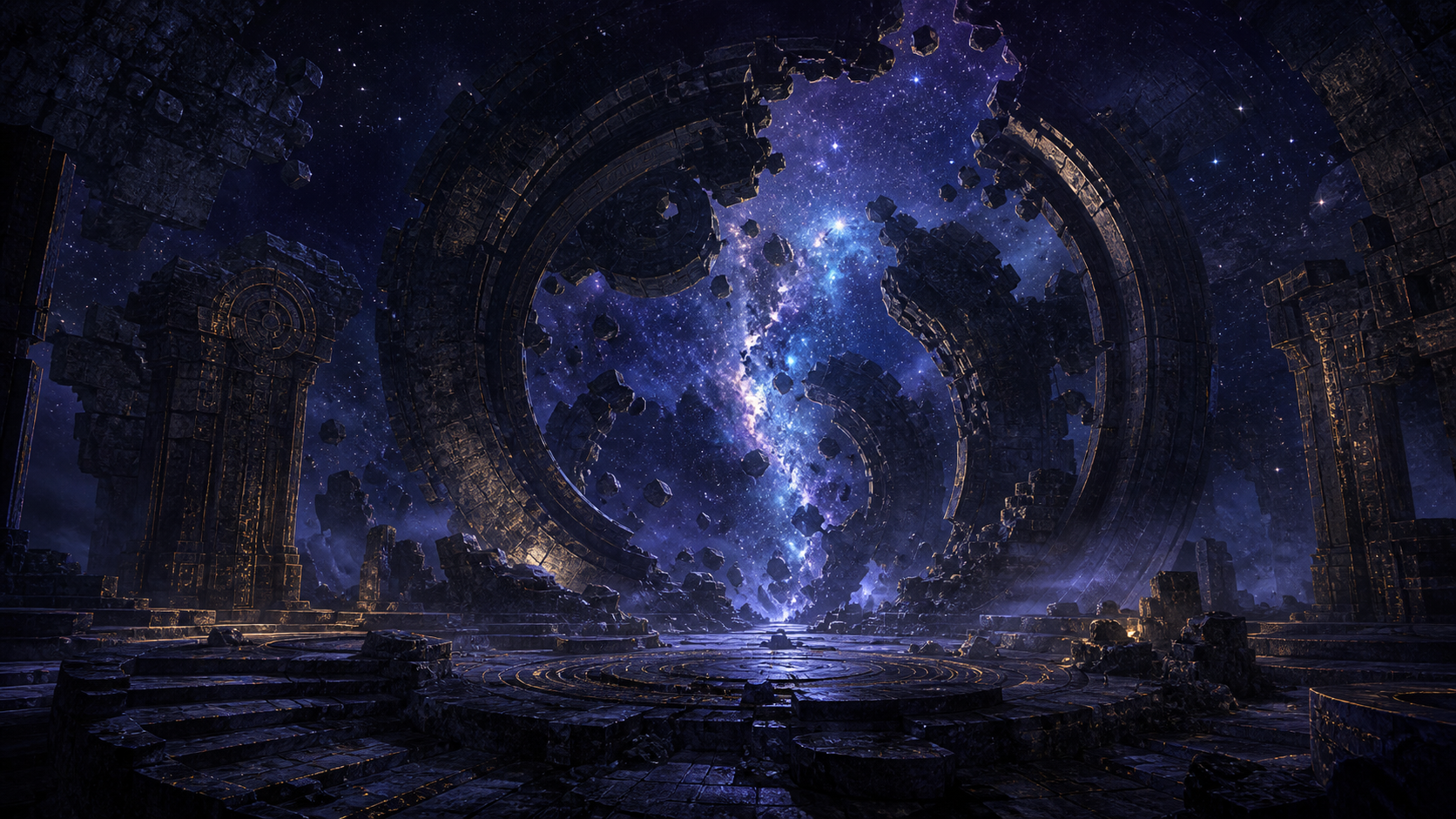 Stars Through Broken Stone mood artwork