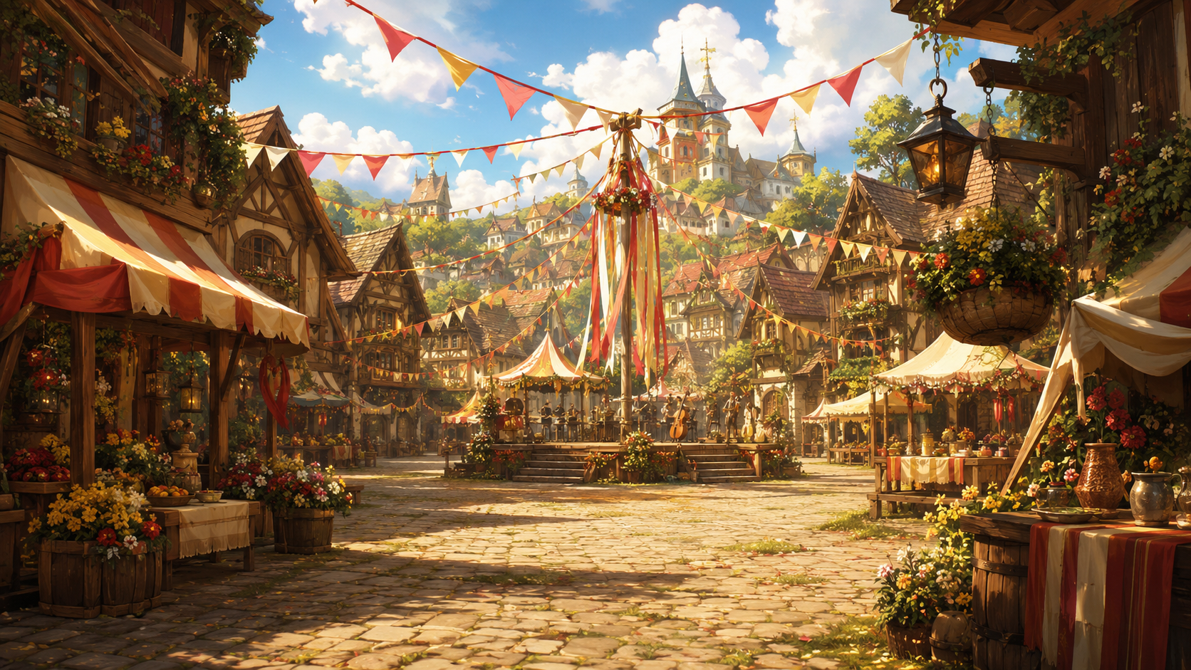 Village Festival Day mood artwork